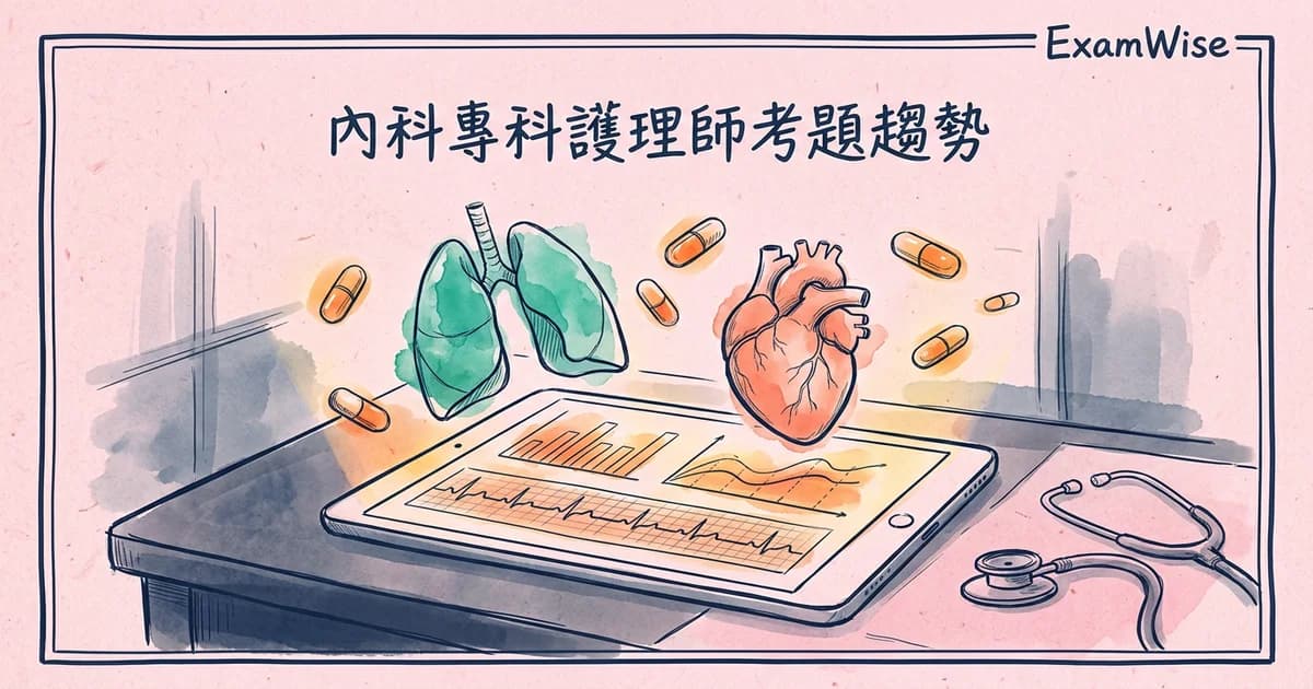 指引一更新,考題就跟上:近三年內科專師 240 題的出題趨勢全解析|專師考題分析系列 ②
